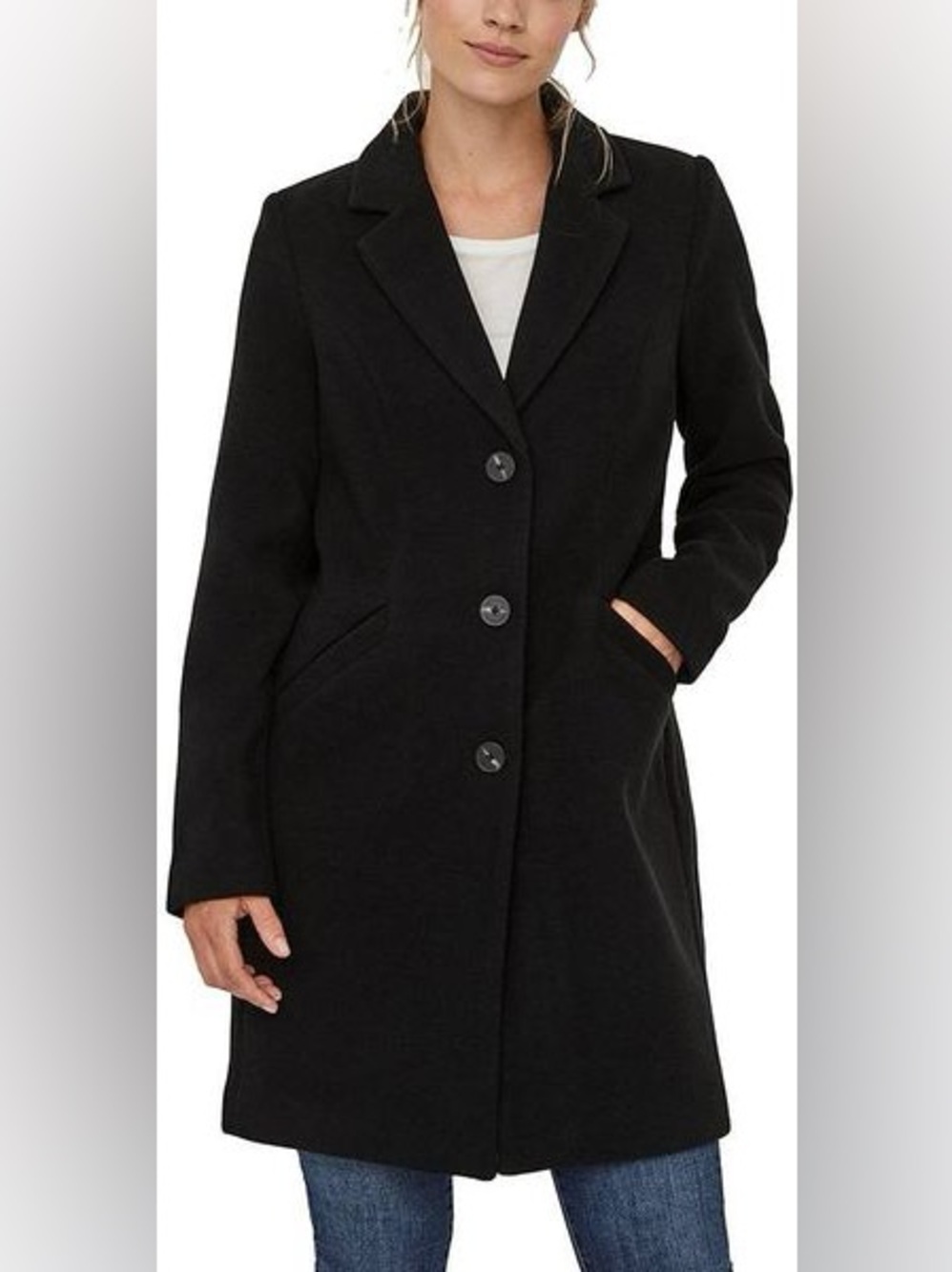 Vero Moda Women’s Coat - Black (Small)